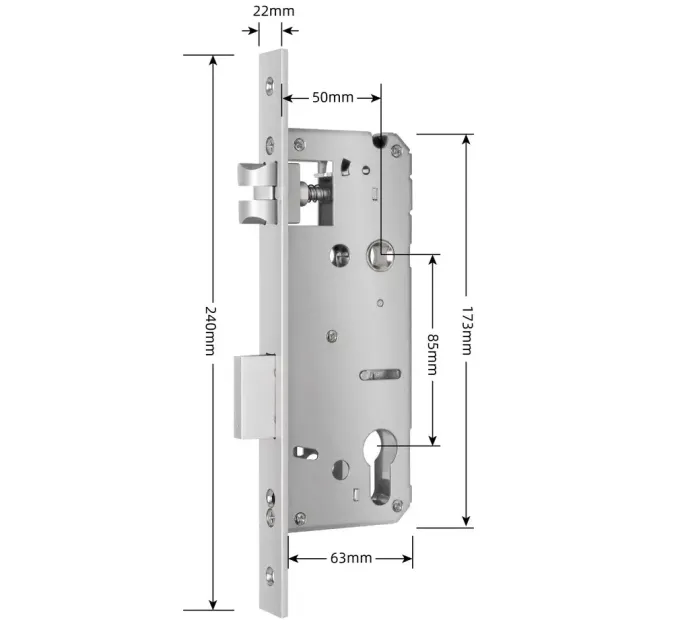 SEVEN LOCK 5085 Врезная часть SEVEN LOCK 5085 Врезная часть