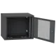 IPCOM 12U 600x600 Шкаф телекоммуникационная дверь перфорация (черная)