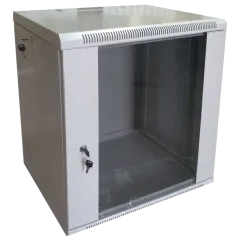 Hypernet WMNC66-12U-FLAT-AC Шафа комутаційна настінна 12U 600x600 розбірна сіра