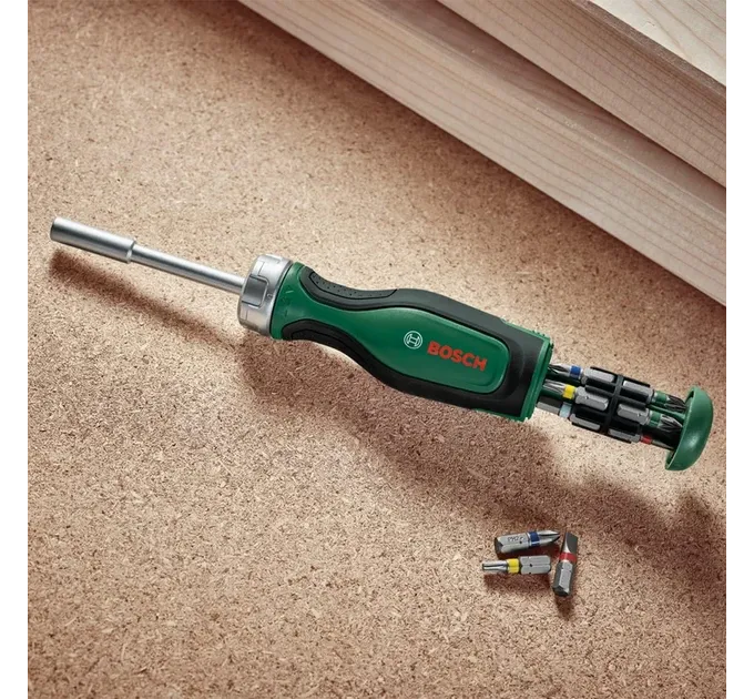 Bosch (1600A02BX2) 12 бит Отвертка с трещоткой