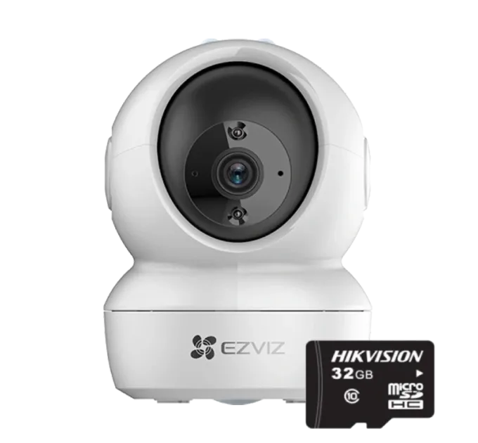 Ezviz H6c + Hikvision HS-TF-L2/32G Комплект камера + карта пам'яті Ezviz H6c + Hikvision HS-TF-L2/32G Комплект камера + карта пам'яті