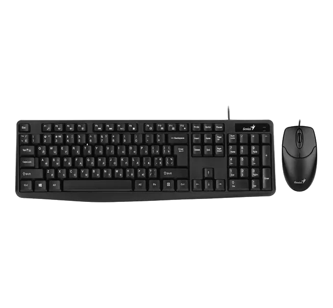 Genius KM-170 Black Ukr (31330006409) Комплект (клавиатура + мышь)