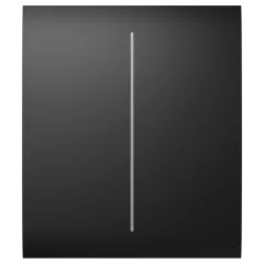 Ajax CenterButton (2-gang) black Кнопка центральная для двухклавишного выключателя