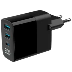 Gembird TA-UC-PDQC30LCD-BK-02 Сетевое зарядное устройство
