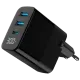 Gembird TA-UC-PDQC30LCD-BK-02 Сетевое зарядное устройство