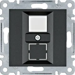 двойная для RJ12/RJ45 Панель Hager Lumina WL2323 двойная для RJ12/RJ45 Панель Hager Lumina WL2323