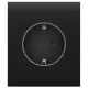 Ajax CenterCover (basic) [type F] Black Фронтальна панель