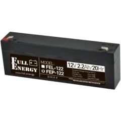 Full Energy FEP-122 2.2А•ч 12В Свинцово-кислотная аккумуляторная батарея Full Energy FEP-122 2.2А•ч 12В Свинцово-кислотная аккумуляторная батарея