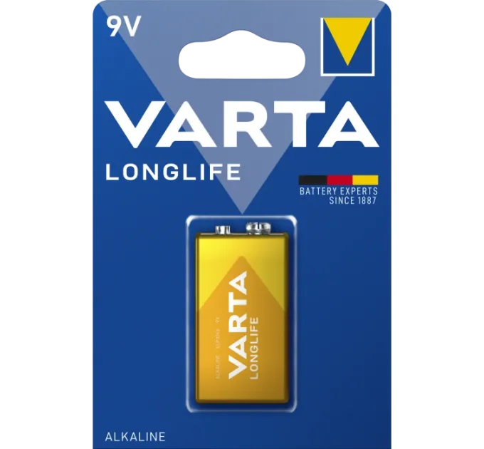 VARTA LONGLIFE BLI 1 ALKALINE Батарейка 6LR61