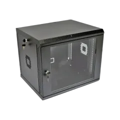 9U Шафа 19" , 600х500х507 мм (Ш*Г*В), акрилове скло, чорна 9U Шафа 19" , 600х500х507 мм (Ш*Г*В), акрилове скло, чорна