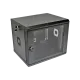 9U Шафа 19" , 600х500х507 мм (Ш*Г*В), акрилове скло, чорна