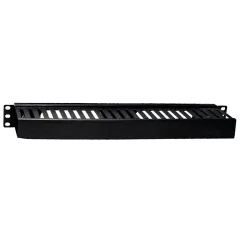 OK-NET OK-CM107 Кабельный органайзер 1U с крышкой, пластиковый OK-NET OK-CM107 Кабельный органайзер 1U с крышкой, пластиковый