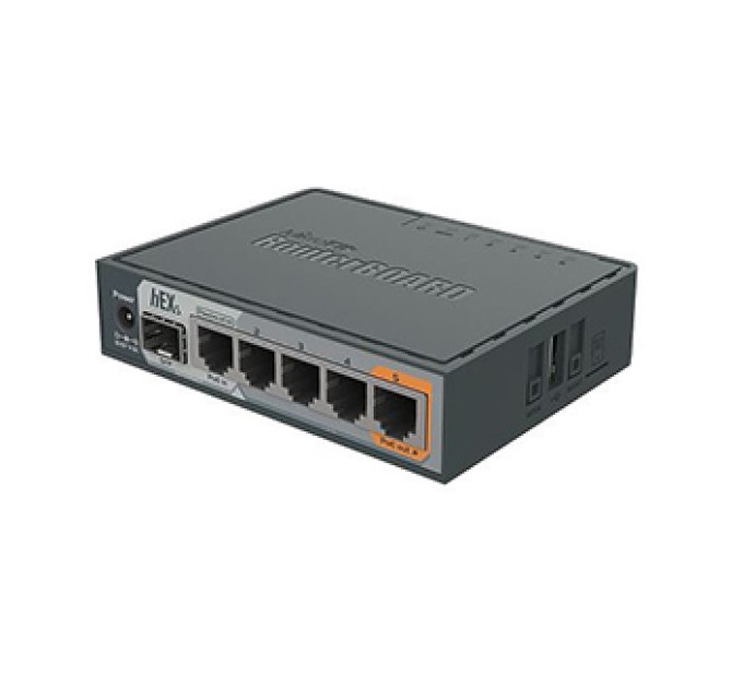 MikroTik hEX S (RB760iGS) 5-портовий Маршрутизатор