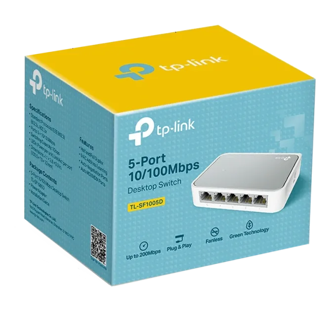 TP-Link TL-SF1005D Комутатор 5 портів некерований