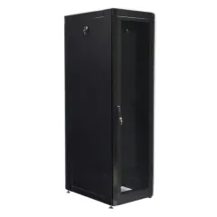 UA-MGSE4268MPB Шкаф 19" 42U, 610х865 мм (Ш*Г), усиленный, перфорированная дверь (66%), черный
