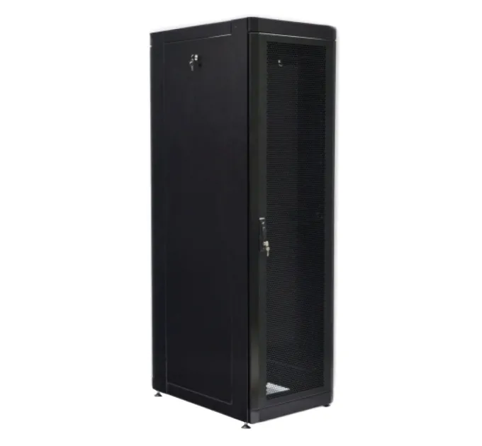 UA-MGSE4268MPB Шкаф 19" 42U, 610х865 мм (Ш*Г), усиленный, перфорированная дверь (66%), черный UA-MGSE4268MPB Шкаф 19" 42U, 610х865 мм (Ш*Г), усиленный, перфорированная дверь (66%), черный