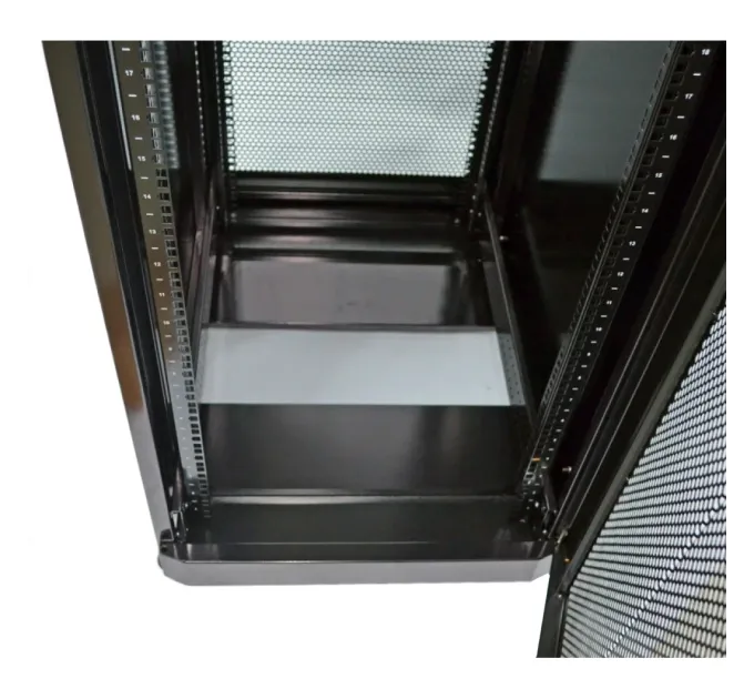 UA-MGSE4268MPB Шкаф 19" 42U, 610х865 мм (Ш*Г), усиленный, перфорированная дверь (66%), черный