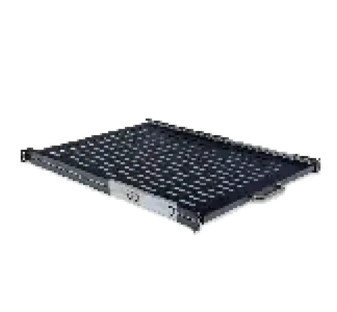 Voltronic Полка выдвижная 19", 600мм глуб. (400..870 мм крепления), черная
