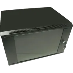 Hypernet WMNC66-9U-FLAT-AC-BLACK Шафа комутаційна настінна 9U 600x600 розбірна