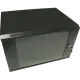 Hypernet WMNC66-9U-FLAT-AC-BLACK Шафа комутаційна настінна 9U 600x600 розбірна