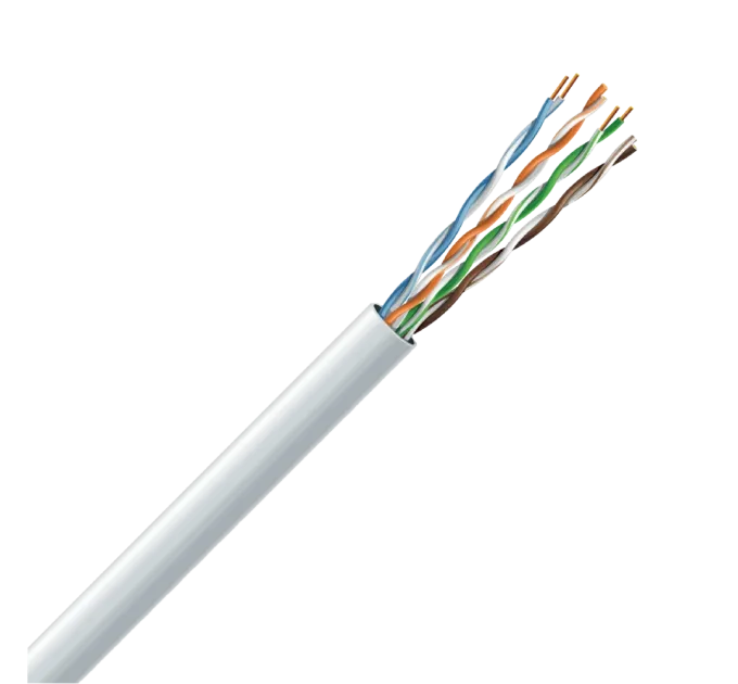 Кабель Cat. 5e U/UTP 4х2х24 AWG, бухта 305м.(7091001) медь внутренняя ЗЗКМ