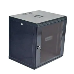 19"12U, 600x600x640мм Шкаф эконом, акриловое стекло, черный