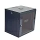 19"12U, 600x600x640мм Шкаф эконом, акриловое стекло, черный