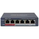 Hikvision DS-3E0106P-E/M(B) POE Комутатор 6 портів некерований