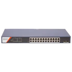 Hikvision DS-3E1526P-SI-24P2F Коммутатор 24 порта управляемый