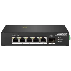 Hikvision DS-3T0306HP без БП Коммутатор 4 порта неуправляемый Hikvision DS-3T0306HP без БП Коммутатор 4 порта неуправляемый