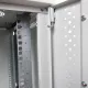 EServer 9U 600х600х503 скло, сіра Шафа