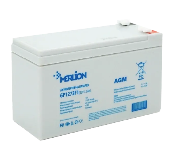 MERLION AGM GP1272F1 12V 7.2AH Акумуляторна батарея