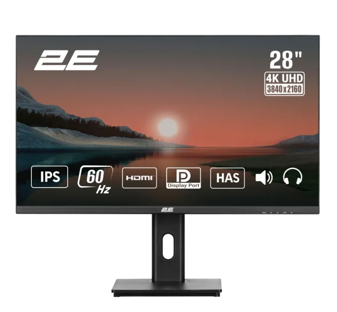 2E L2825B 28" дюйма 3840x2160 IPS Монитор 2E L2825B 28" дюйма 3840x2160 IPS Монитор