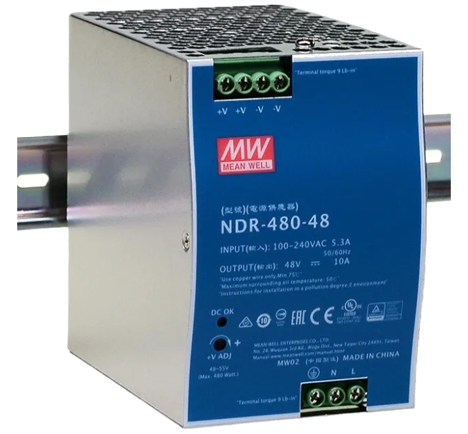 Mean Well NDR-480-48 Блок питания Mean Well NDR-480-48 Блок питания