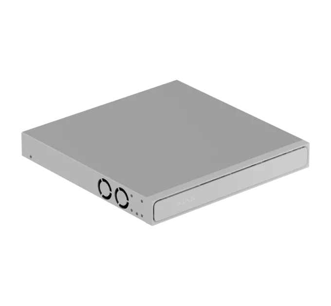 Ajax NVR H2D8PAC (8ch) white HDMI 4K 16Тб PoE Відеореєстратор