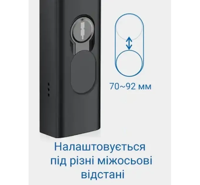 SEVEN LOCK SL-7763BF (72-92 мм) black Умный замок (без врезной части)