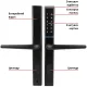 SEVEN LOCK SL-7763BF (72-92 мм) black Умный замок (без врезной части)