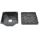 SK-Q130B Black IP66 130х130х50мм Монтажна коробка