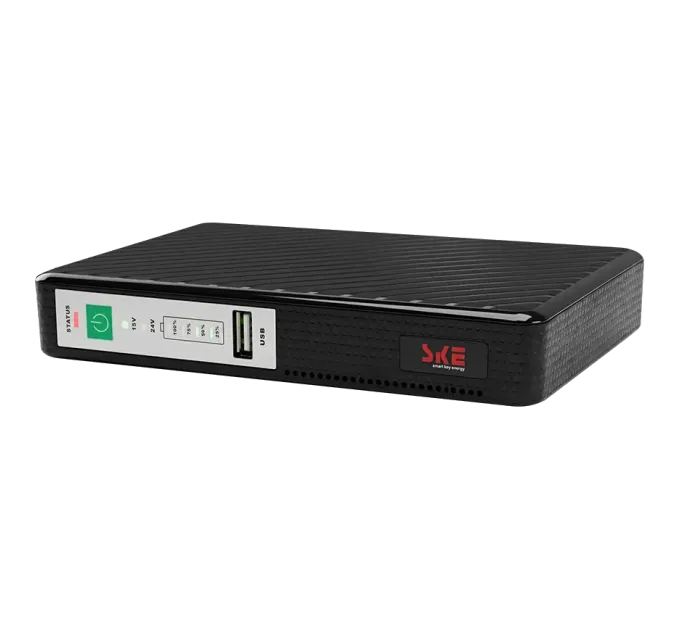 SKE POE-432N Mini UPS 8800мА•г Джерело безперебійного живлення SKE POE-432N Mini UPS 8800мА•г Джерело безперебійного живлення