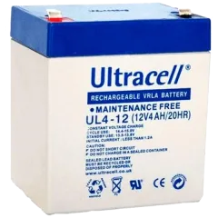 Ultracell UL4-12 AGM 12В 4 А•ч Аккумуляторная батарея