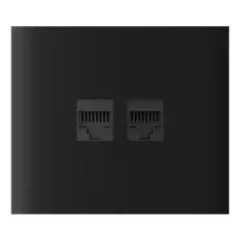Ajax CenterCover (LAN) vertical Black Фронтальна панель Ajax CenterCover (LAN) vertical Black Фронтальна панель