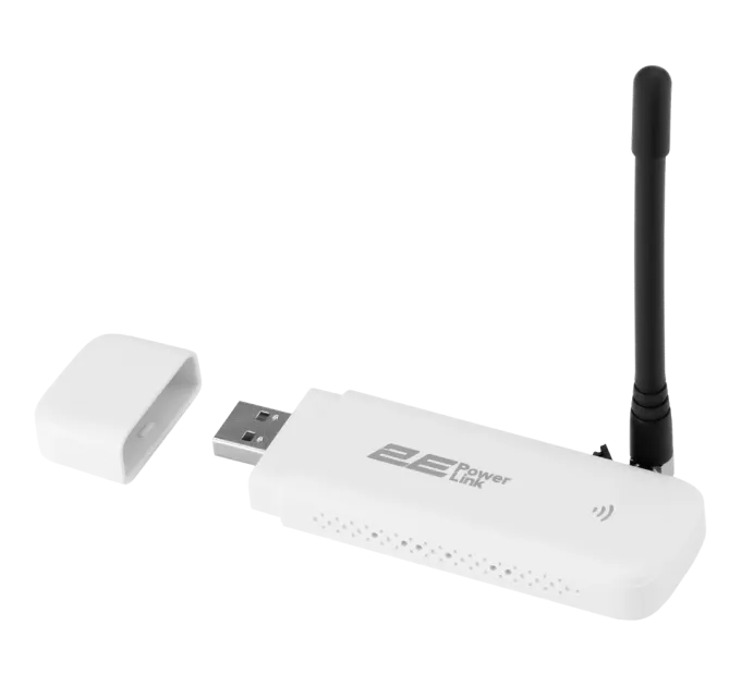 2E PowerLink (MiFi-1 2024) LTE, Wi-Fi4, 1xUSB, 1xCRC9 Мобильный маршрутизатор 2E PowerLink (MiFi-1 2024) LTE, Wi-Fi4, 1xUSB, 1xCRC9 Мобильный маршрутизатор