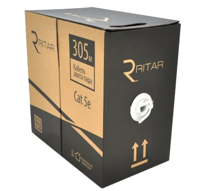 Ritar UTP (4x2x0.51) 4p 24 AWG 305м Кабель
