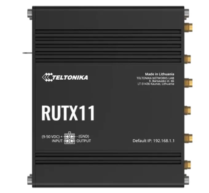 Teltonika RUTX11 Промисловий стільниковий маршрутизатор