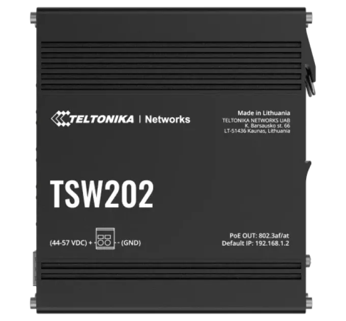 Teltonika TSW202 PoE+ Комутатор 8 портів керований