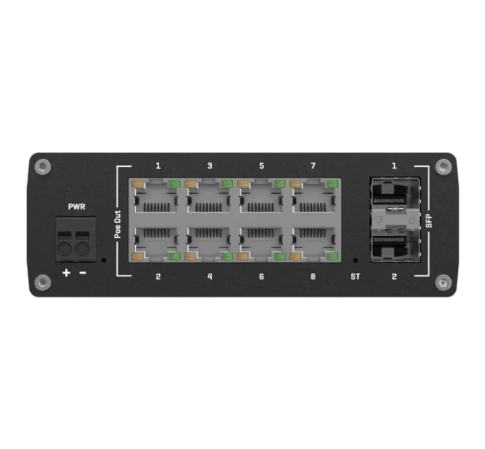 Teltonika TSW202 PoE+ Комутатор 8 портів керований