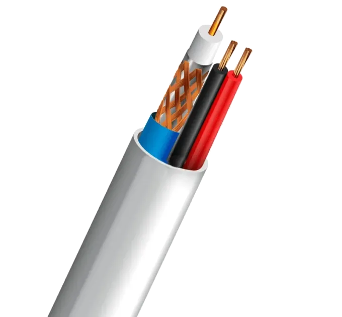 Trinix RG-59+2*0,5 Коаксіальний комбінований кабель “OS”структура Trinix RG-59+2*0,5 Коаксіальний комбінований кабель “OS”структура