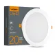 VIDEX 20W 5000K 220V LED светильник Back круглый
