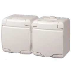 ETI Hermetics 4668019 Розетка 2-на с/с Schuko RHE-2s (белая/белая крышка, IP54) ETI Hermetics 4668019 Розетка 2-на с/с Schuko RHE-2s (белая/белая крышка, IP54)