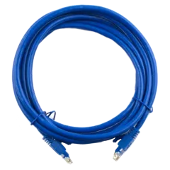 Патч-корд RITAR литий, UTP, RJ45, Cat.5e, 1m, синій, Cu (мідь)(PCR-CU/1Be)